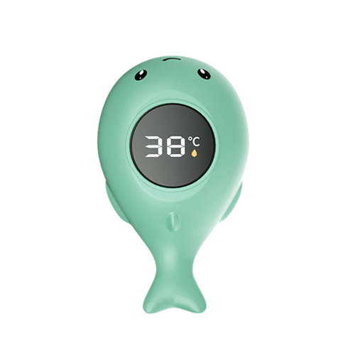 Komiseup Baby Bath Tub Thermometer for Infant, Floating Bathing Toy, Waterproof Bathtub Thermometer, Temp Warning Water Thermometer & Room Thermometer, Gift for Kids Newborn Mother