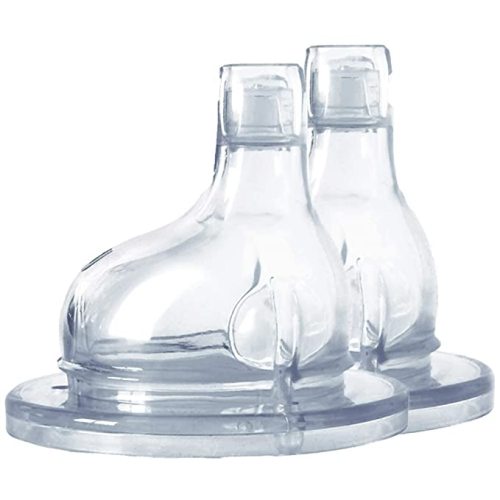Baby Sipper Spouts - Medical-Grade Silicone, Anti-Colic, Non-Plastic, 2-Pack