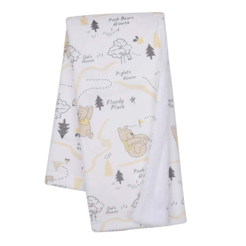Disney Baby Pooh and the Hundred Acre Woods White Baby Blanket
– Lambs & Ivy