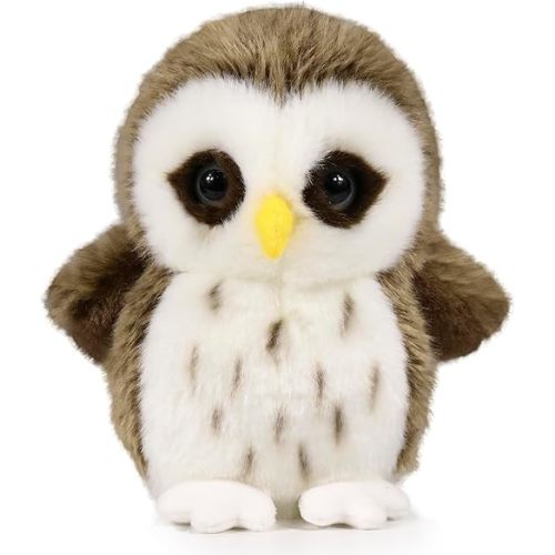 Ice King Bear Wild Animal Small Stuffed Animals Zoo Family Plush Toy (Owl 6 Inches)