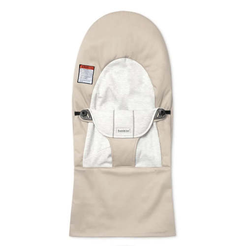 Extra Fabric Seat for Bouncer Balance Soft - Beige/Gray / Cotton/Jersey