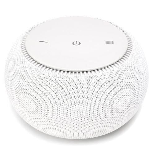 SNOOZ Pro - Smart White Noise Machine & Travel Case - Real Fan Inside, Non-Looping White Noise, Adjustable Tone & Volume - App-Based Remote Control & Sleep Timer (Cotton)