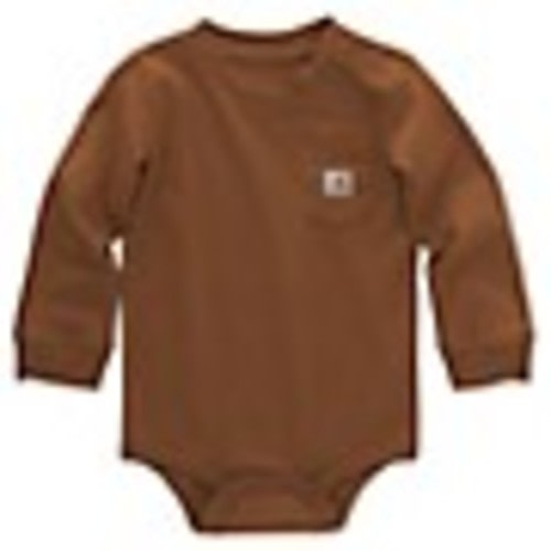 Carhartt Baby Unisex Long-Sleeve Pocket Bodysuit at Tractor Supply Co