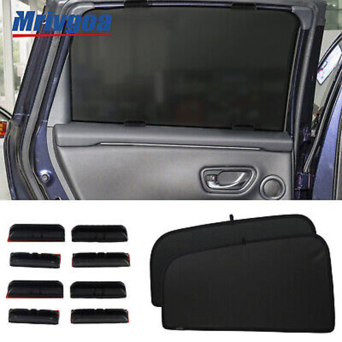 Fit Honda CRV 2023-2024 Rear Side Window Black Thick Privacy Sunshade, 2pcs