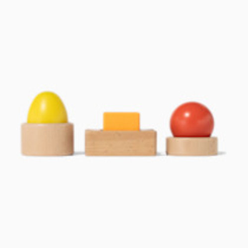 Lovevery Montessori Shapes, 6 pc shape puzzle