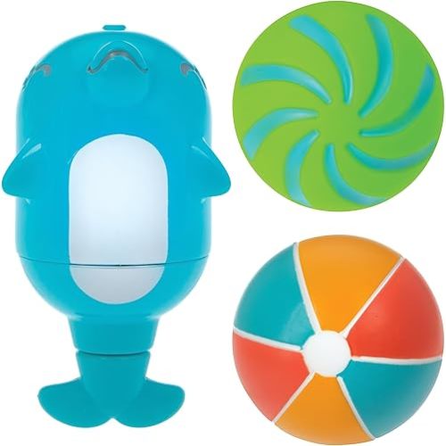 Nuby Dolphin Squirter with Splash Squirter Balls