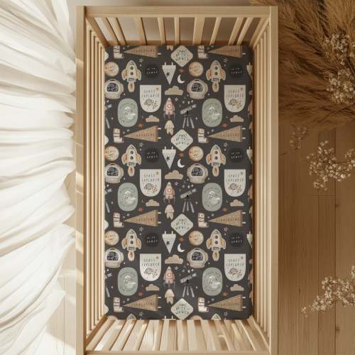 Out Of This World Crib Sheet
