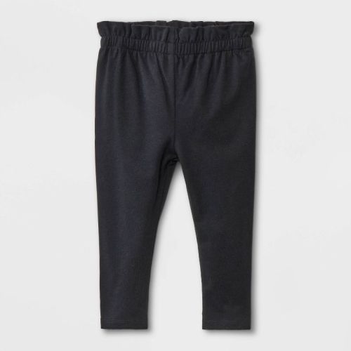 Baby Girls' Knit Leggings - Cat & Jack™ Black