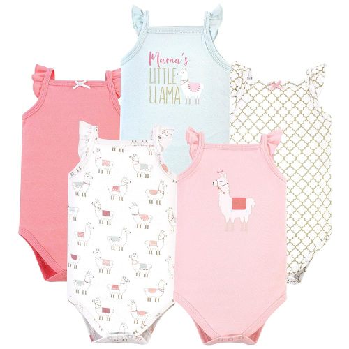 Hudson Baby Unisex Baby Cotton Sleeveless Bodysuits