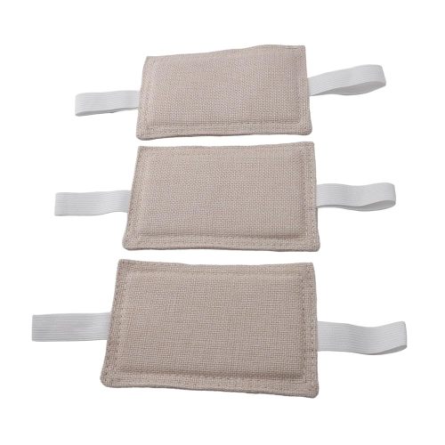 3Pcs Door Latch Cover,Door Quiet Lock Cushion,Cotton Hemp Effectively Noise Reducing Door for Dormitory Library Nursery