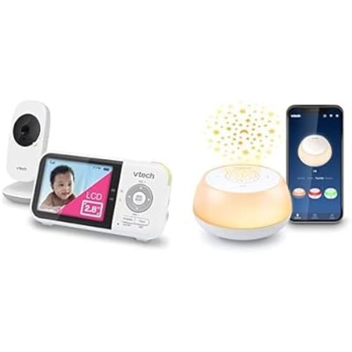 Bundle of VTech VM819 Baby Monitor + BC8213 V-Hush Junior Sleep Training Soother