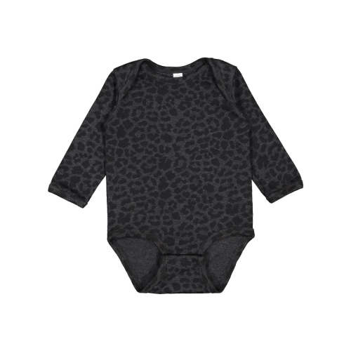 Black Leopard Long Sleeve Onesie (Babies/Toddlers) – Witching Hour Baby