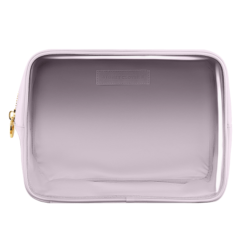 Clear Front Large Pouch - Lilac