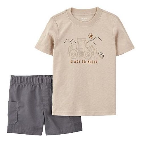 Baby Boy Carter's 2-Piece Construction Tee & Shorts Set