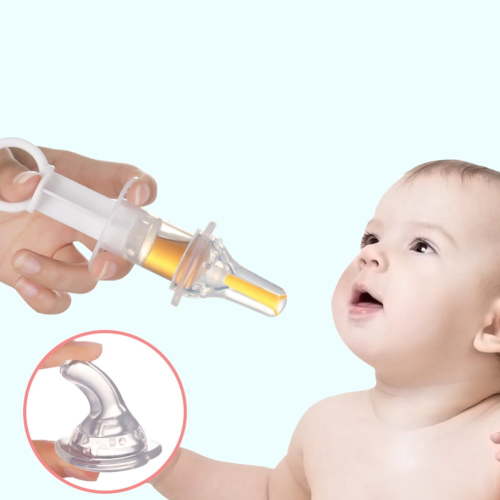 Ludlz Pacidose Pacifier Baby Medicine Dispenser with Oral Syringe | Newborn Infant Pacifier Medicine Dropper Syringe Dispenser Water Milk Feeding Tool