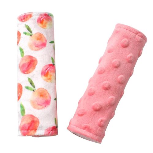 Car Seat Strap Covers, Baby Strap Cover, Stroller Strap Cover, Car Seat Straps Shoulder Pads for Baby Toddler Infant Boy Girl,Peach