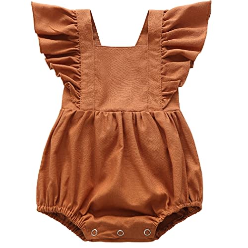 Colorful Childhood Newborn Baby Rompers Toddler Girls Denim Jumpsuits Infant Ruffles Bodysuits Folds Outfits Jean Romper