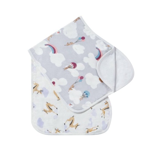 Bamboo Burp 'n Bib (2 Pack) | Nest Designs