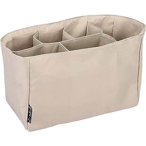Baby Diaper Bag Insert Organizer (Dimensions: 12 X 6.4 X 8 Inch, Khaki)