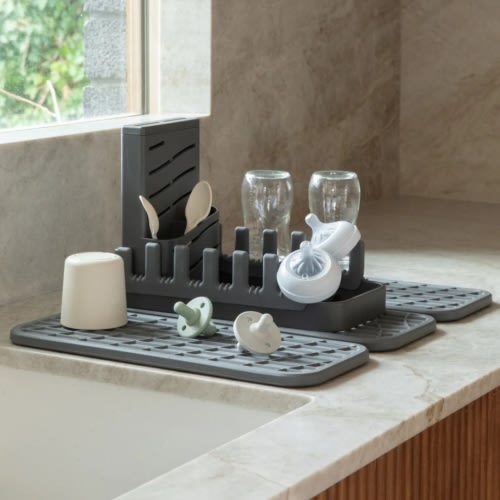 Dorai Stone Dish Pad + Rack Bundle