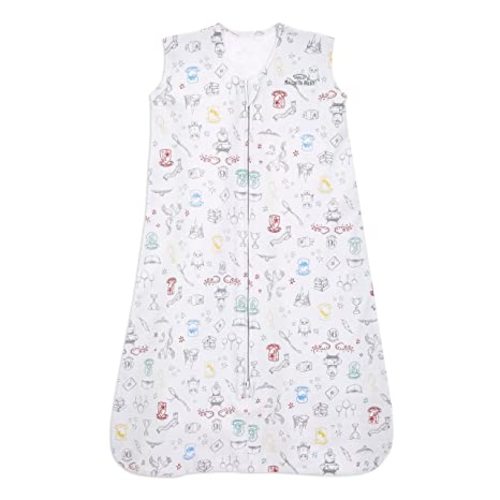 HALO Sleepsack 100% Cotton Wearable Blanket, TOG 0.5, Harry Potter Enchanted, Medium, 6-12 Months - Medium (Pack of 1)
