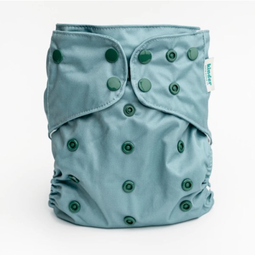 Solid Color: Essentials Pocket Cloth Diaper with Athletic Wicking Jersey, Grows with your Baby