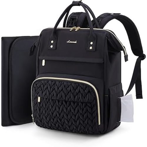 LOVEVOOK Diaper Bag Backpack, Baby Bag with Changing Station for Moms & Dads, Large Waterproof Mommy bag with Stroller Buckles, Travel Essential Baby Shower for Boys and Girls