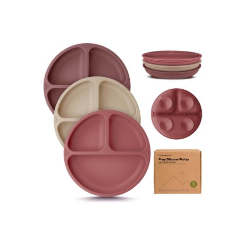 3-Pack Prep Silicone Suction Plates