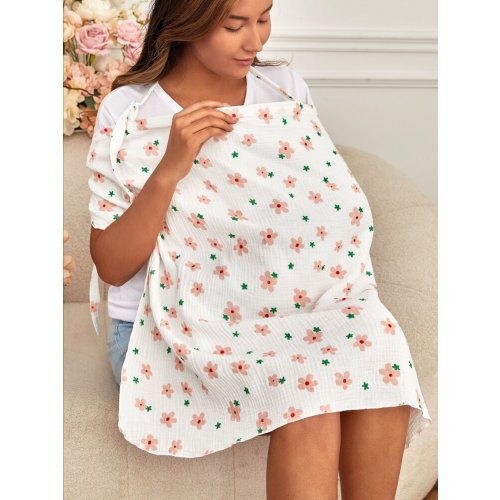 Soft Breathable Printed Nursing Cover Top For Breastfeeding Mothers, Spring/Summer for Sale Australia| New Collection Online| SHEIN Australia