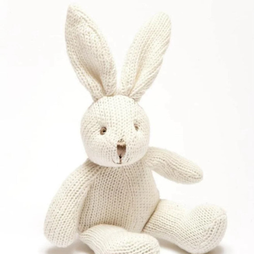 Knitted Bunny Rattle