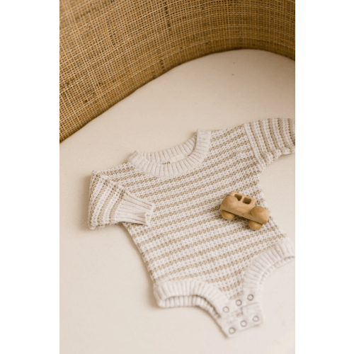 Striped Speckle Romper