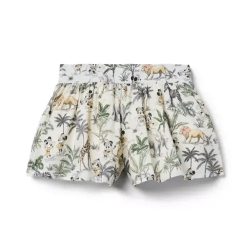Girl Freshwater Pearl Mickey Mouse Safari Disney Mickey Mouse Safari Short by Janie and Jack