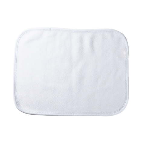Flannel Unisex Burp Cloth 5 Pack Size 11"x 18" White