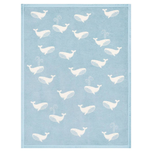 ChappyWrap Mini Blanket - Big Blue Whale