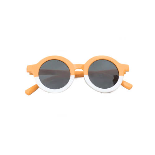 Kids 2 Tone Round Sunglasses, Yellow