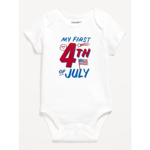 Short-Sleeve Unisex Graphic Bodysuit for Baby