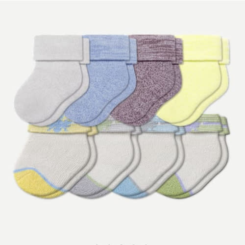 Baby Socks 8-Pack (0-6 Months) - Bombas