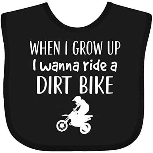 inktastic Dirt Biking Motocross Future Dirt Biker Baby Bib