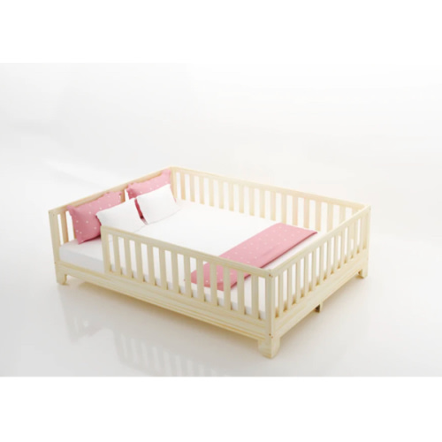 Luca Toddler Floor Bed with Rails | Custom Kids Furniture