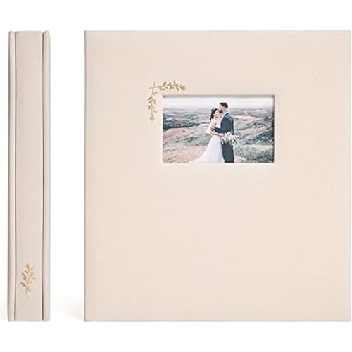 Premium Photo Album - Photo Album with 500 Pockets - Holds 500 4x6 Photos - Acid Free Photo Album for Wedding, Birthday, Baby Photo Album