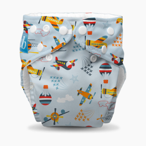 Charlie Banana One-size Reusable Cloth Diaper(1 Diaper and 1 Reusable Insert) - Aviator, One Size