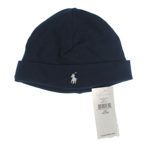 Ralph Lauren Infant Baby Beanie Hat with Polo Pony