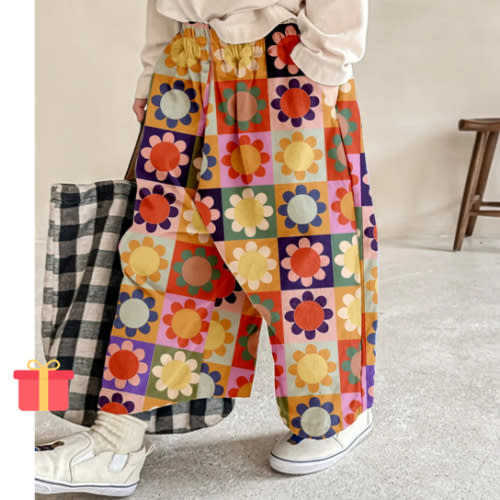 Baby & Kids Floral Pattern Pants