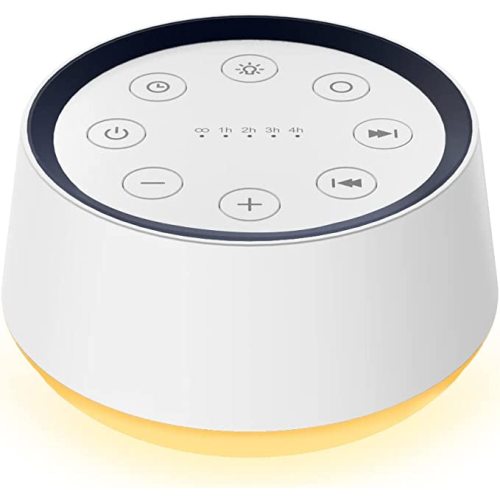 Brown Noise Sound Machine with 30 Soothing Sounds 12 Colors Night Light White Noise Machine for Adults Baby Kids Sleep Machines Memory Function 36 Volume Levels 5 Timers for Home Office Travel
