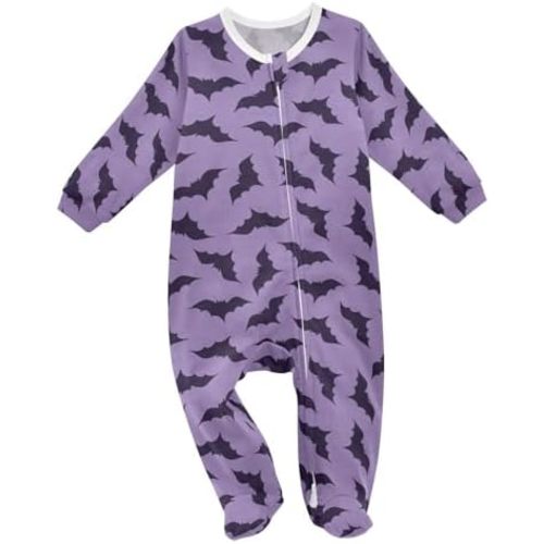 Dussdil Baby One-Piece Footies Newborn Rompers Pajamas Cotton Footed Pjs for Sleep Play Boys Girls