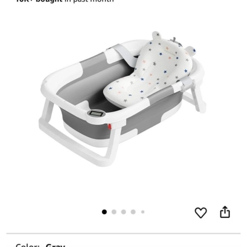 Brand new baby bathtub