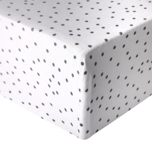 Premium Knit Fitted Crib Sheet - Willow