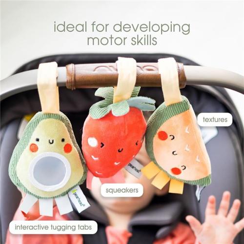 Pearhead - Stroller Toy Set Of 3, Fruit | MacroBaby