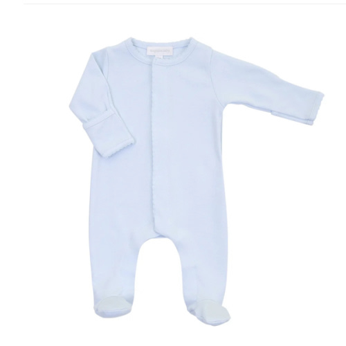 Magnolia Baby Boy Essentials Solid Blue Footie
