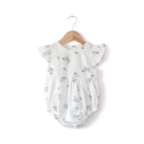 Pearl Floral Short Sleeved Romper